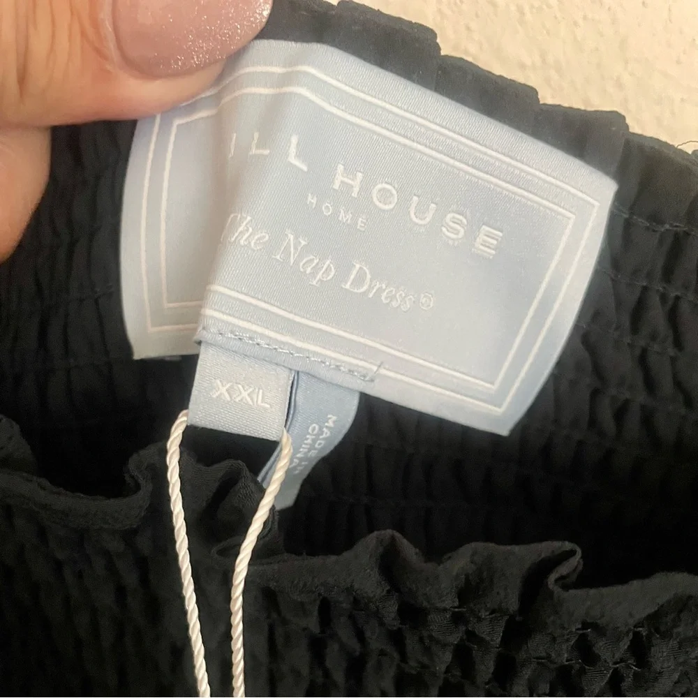 Hill House Athena Nap Dress in Black Crepe - Picture 8 of 12